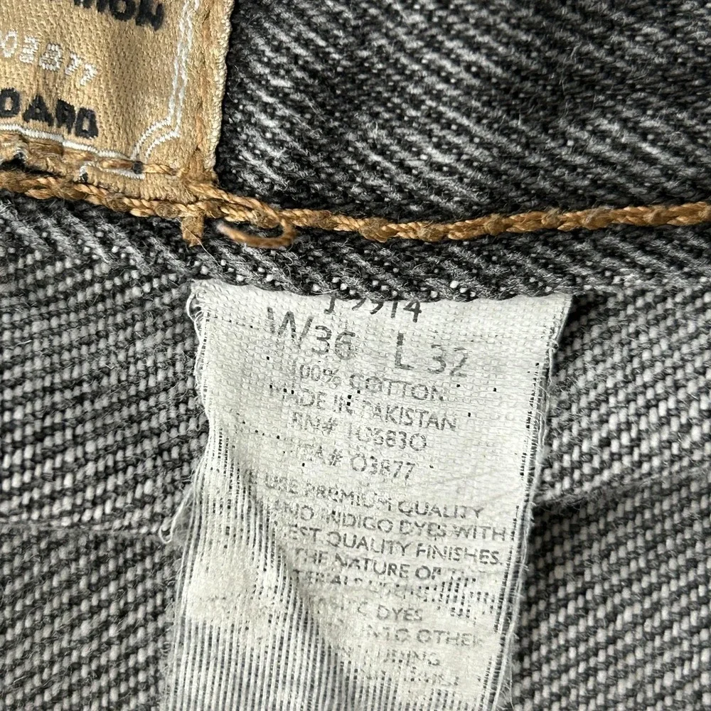Rocawear Jeans Mens 36x31 Gray Straight Leg Regular Fit Charcoal Denim‎